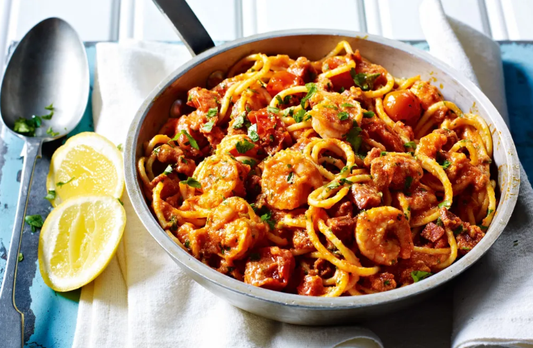 One-Pan Rosé Prawn Pasta